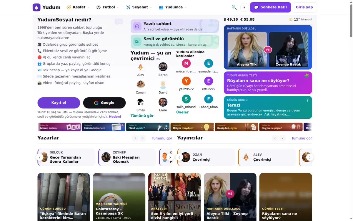 YudumSosyal ile çalışan Yudum.NET